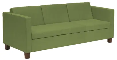 BOGA - 3 sedací souprava, koženka BLOOM B 022 - koženka kiwi